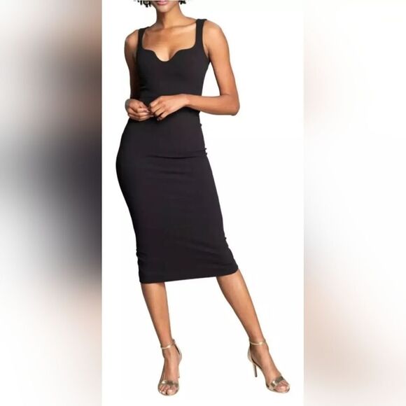 Dress The Population Black Sloane Sleeveless Sheath Dress Size Small NWT - Picture 1 of 5